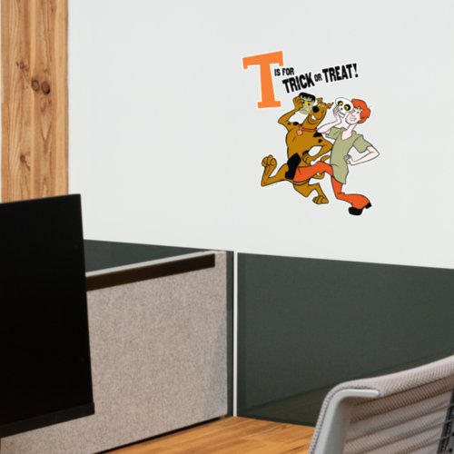 Scooby_Doo  T is for Trick or Treat Wall Decal