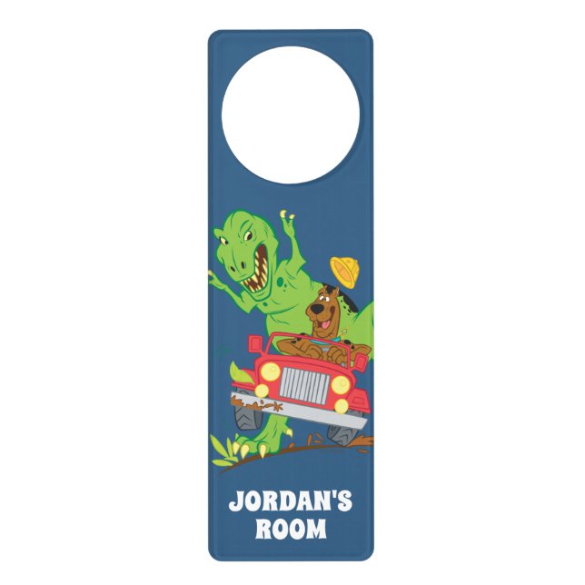 Scooby-Doo T-Rex Attack Door Hanger (Front)