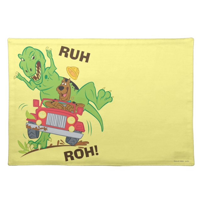 Scooby-Doo T-Rex Attack Placemat (Front)
