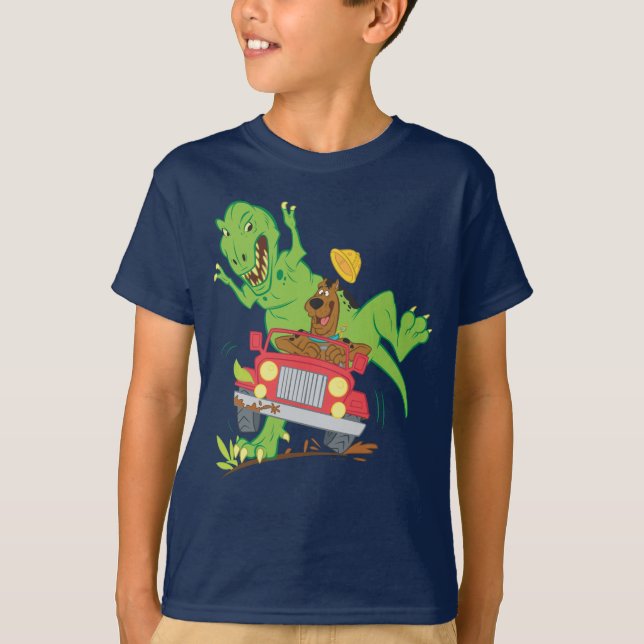 Scooby-Doo T-Rex Attack T-Shirt (Front)