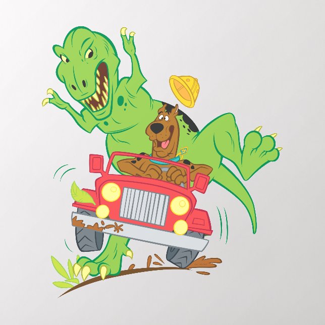 Scooby-Doo T-Rex Attack Wall Decal (Insitu 2)