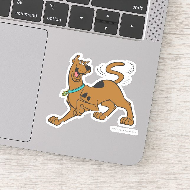 Scooby-Doo Tail Wag Sticker (Detail)