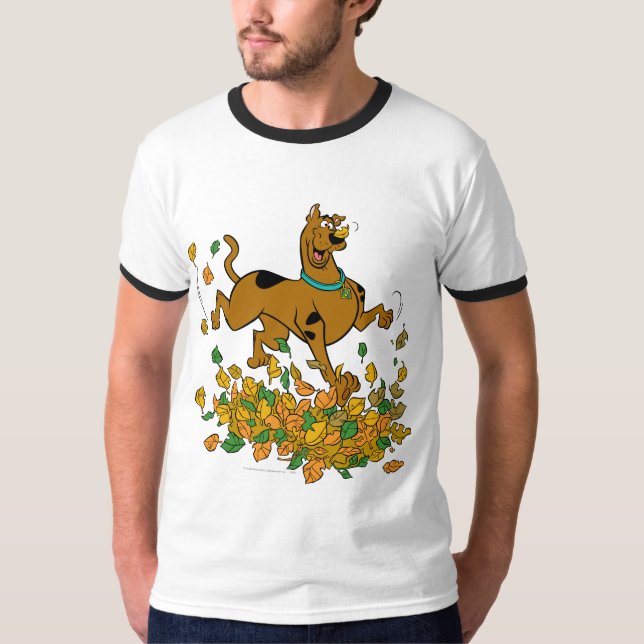 Scooby-Doo Thanksgiving Leaves T-Shirt (Front)