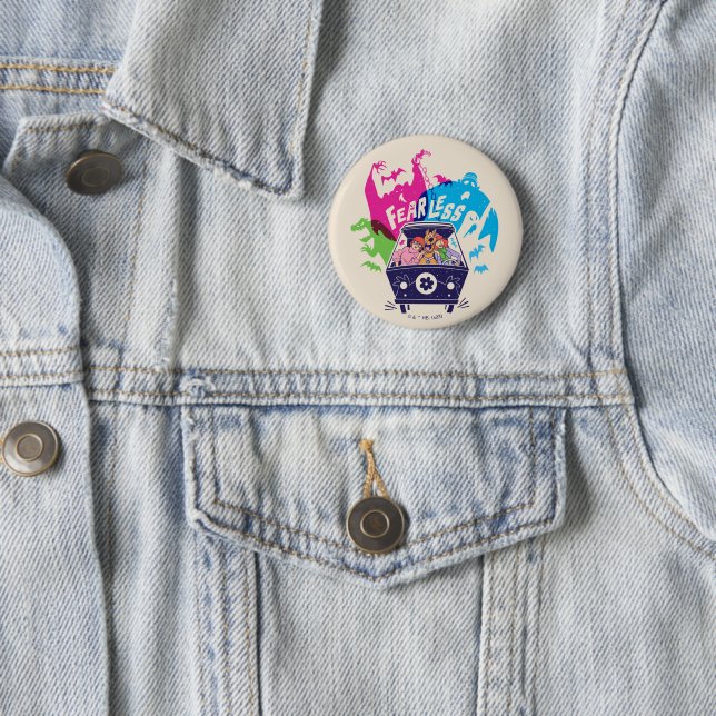 Scooby-Doo | The Fearless Mystery Machine Button (In Situ)