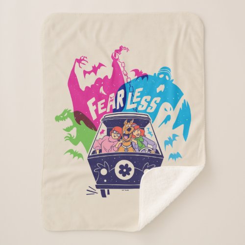 Scooby_Doo  The Fearless Mystery Machine Sherpa Blanket