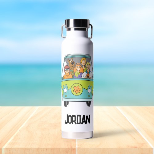 Scooby_Doo  The Gang Mystery Mach  Add Your Name Water Bottle