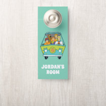 Scooby-Doo & The Gang Mystery Machine | Add Name Door Hanger