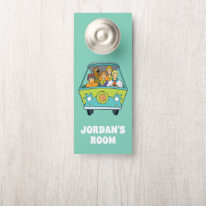Scooby-Doo & The Gang Mystery Machine | Add Name Door Hanger