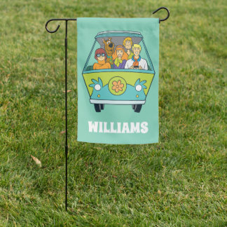 Scooby-Doo & The Gang Mystery Machine | Add Name Garden Flag