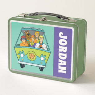 Scooby-Doo & The Gang Mystery Machine   Add Name Metal Lunch Box