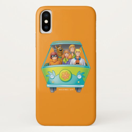 Scooby_Doo  The Gang Mystery Machine Airbrush iPhone X Case