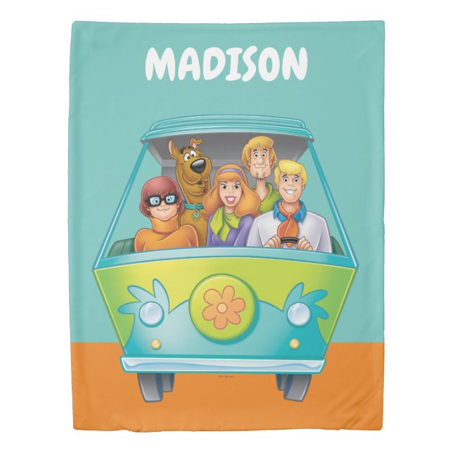 Scooby-Doo & The Gang Mystery Machine Airbrush Duvet Cover (Front)