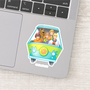Scooby-Doo & The Gang Mystery Machine Airbrush Sticker