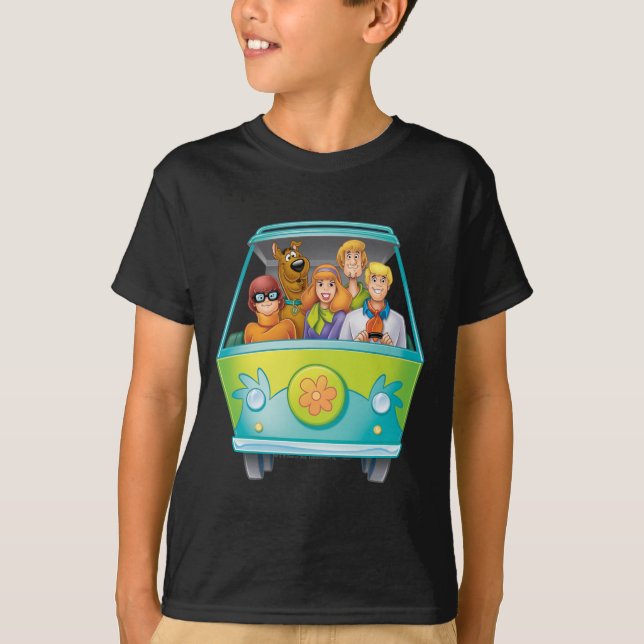 Scooby-Doo & The Gang Mystery Machine Airbrush T-Shirt (Front)