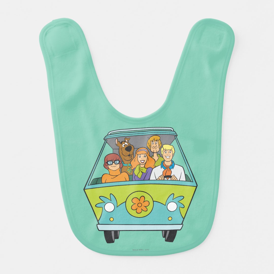 Scooby Doo And The Gang Mystery Machine Bib Zazzle