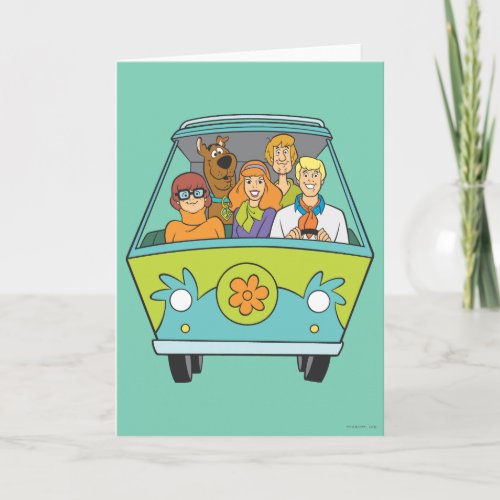 Scooby_Doo  The Gang Mystery Machine Card