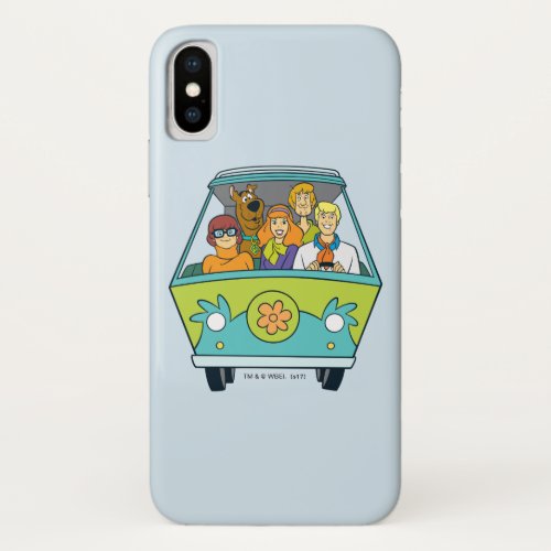 Scooby_Doo  The Gang Mystery Machine iPhone X Case