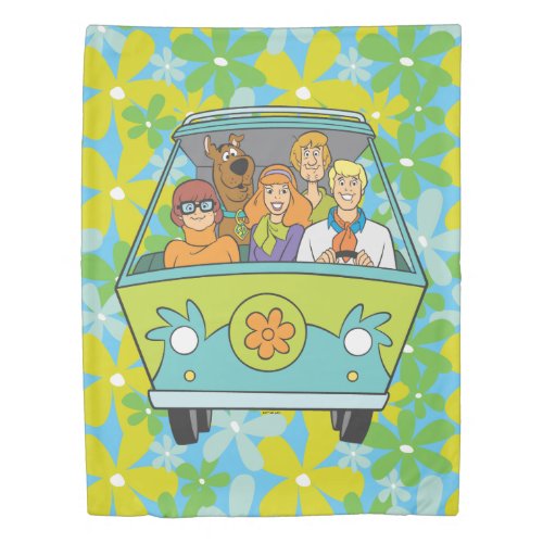 Scooby_Doo  The Gang Mystery Machine Duvet Cover