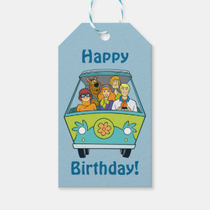 Scooby-Doo & The Gang Mystery Machine Gift Tags