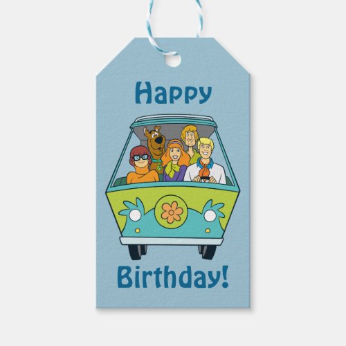 Scooby_Doo  The Gang Mystery Machine Gift Tags