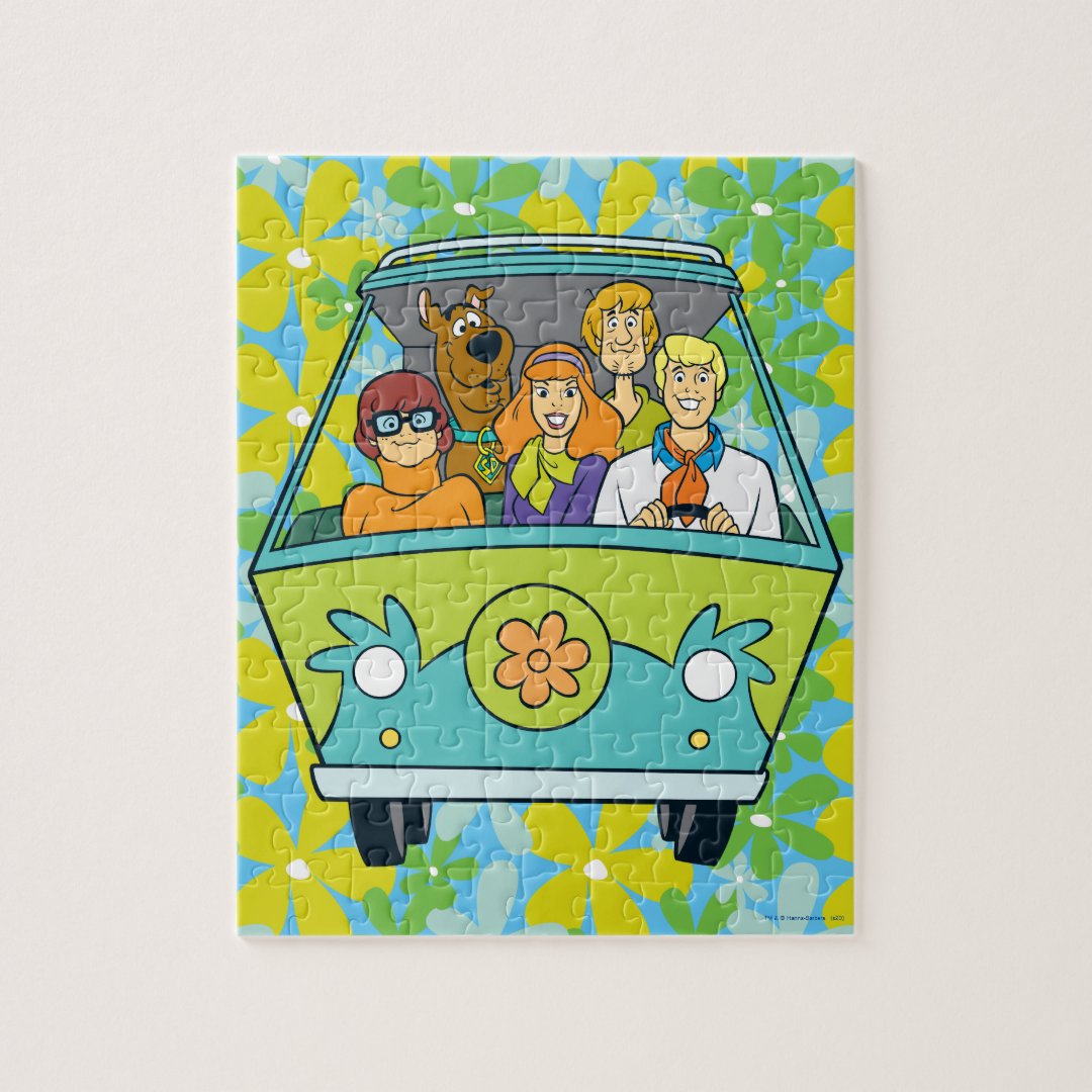 Scooby Doo And The Gang Mystery Machine Jigsaw Puzzle Zazzle