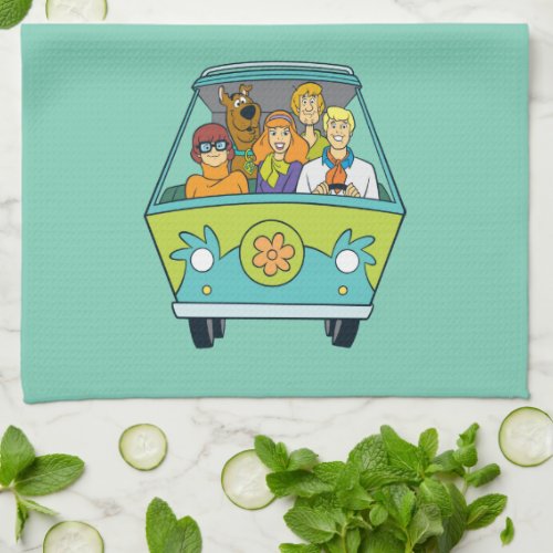 Scooby_Doo  The Gang Mystery Machine Kitchen Towel