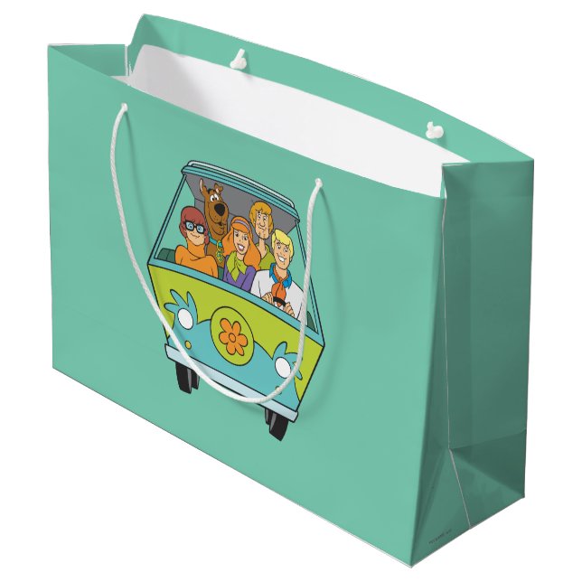 Scooby-Doo & The Gang Mystery Machine Large Gift Bag (Back Angled)