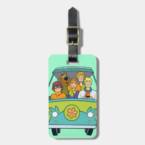 Scooby_Doo  The Gang Mystery Machine Luggage Tag