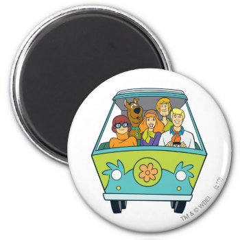 Scooby-doo & The Gang Mystery Machine Magnet by scoobydoo at Zazzle