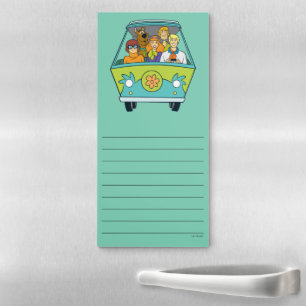 Scooby-Doo & The Gang Mystery Machine Magnetic Notepad