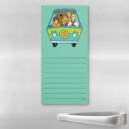Scooby_Doo  The Gang Mystery Machine Magnetic Notepad