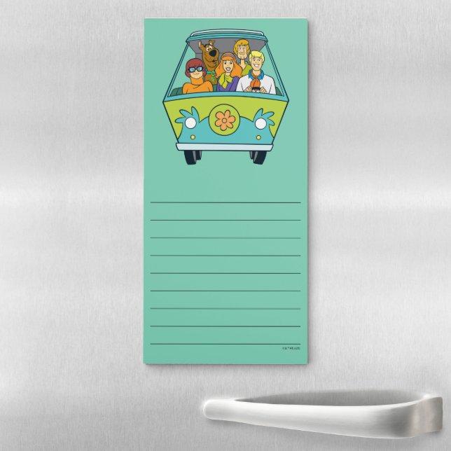 Scooby-Doo & The Gang Mystery Machine Magnetic Notepad (In Situ)