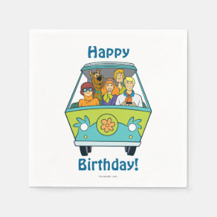 Scooby-Doo & The Gang Mystery Machine Napkins
