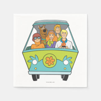 Scooby-Doo & The Gang Mystery Machine Paper Napkins