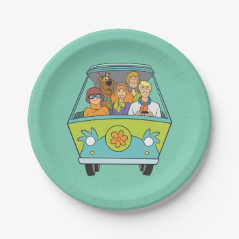 Scooby-doo & The Gang Mystery Machine Paper Plates by scoobydoo at Zazzle