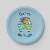 Scooby-Doo & The Gang Mystery Machine Paper Plates