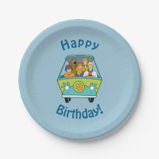 Scooby-Doo & The Gang Mystery Machine Paper Plates
