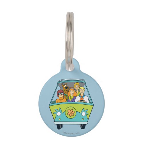 Scooby_Doo  The Gang Mystery Machine Pet ID Tag