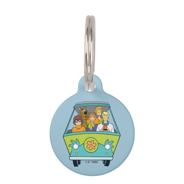 Scooby-Doo & The Gang Mystery Machine Pet ID Tag (Front)