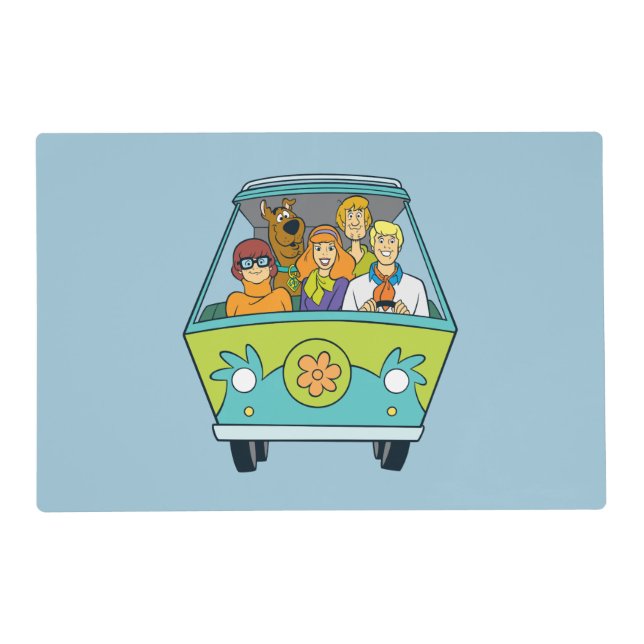 Scooby-Doo & The Gang Mystery Machine Placemat (Front)