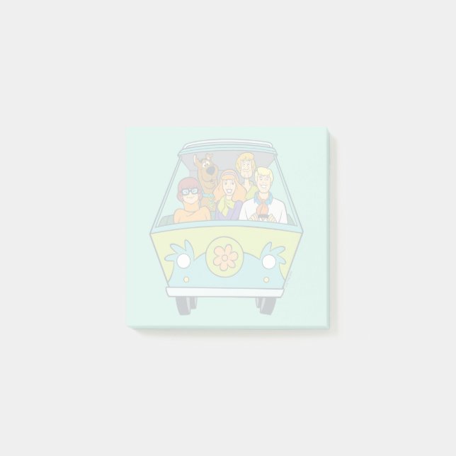 Scooby-Doo & The Gang Mystery Machine Post-it Notes (Front)