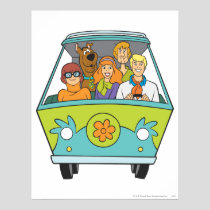 Scooby-Doo & The Gang Mystery Machine Poster