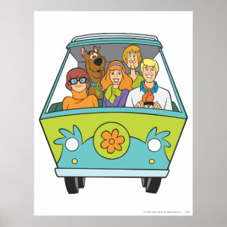 Scooby-Doo & The Gang Mystery Machine Poster