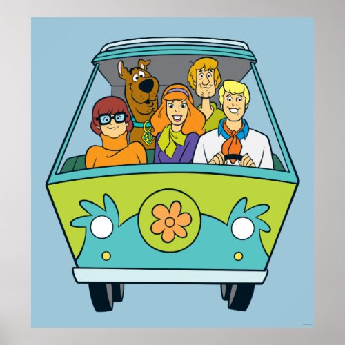 Scooby_Doo  The Gang Mystery Machine Poster