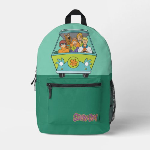 Scooby_Doo  The Gang Mystery Machine Printed Backpack