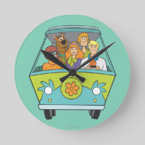 Scooby-Doo & The Gang Mystery Machine Round Clock