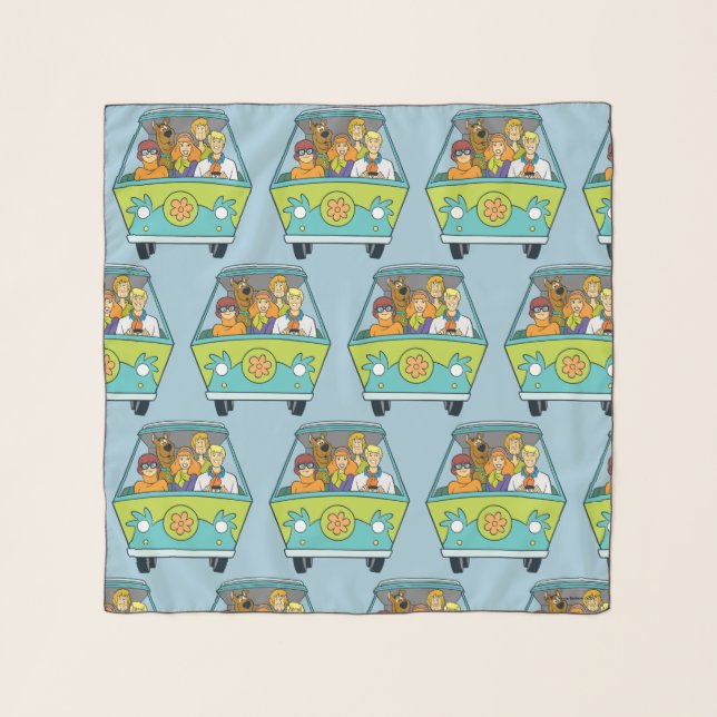 Scooby-Doo & The Gang Mystery Machine Scarf (Front)
