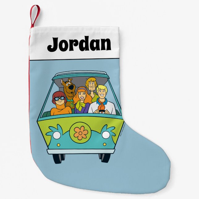 Scooby-Doo & The Gang Mystery Machine Small Christmas Stocking (Front)