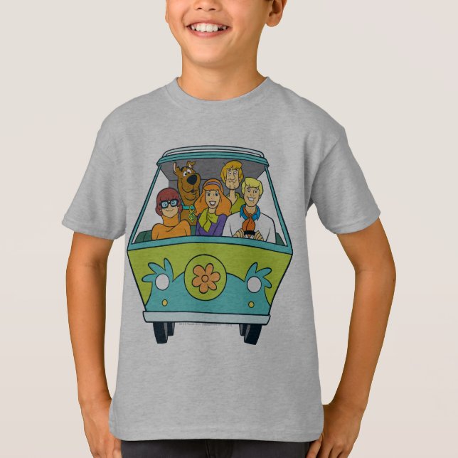 Scooby-Doo & The Gang Mystery Machine T-Shirt (Front)