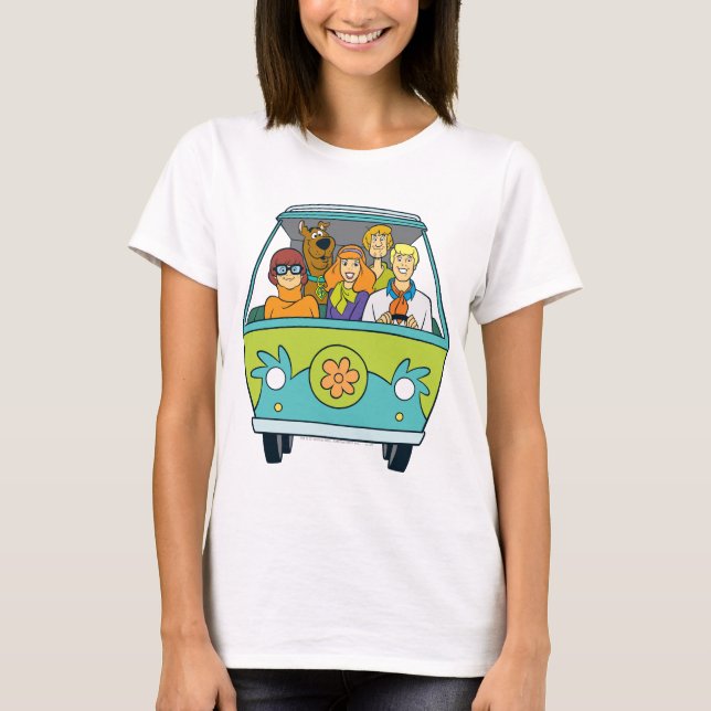Scooby-Doo & The Gang Mystery Machine T-Shirt (Front)